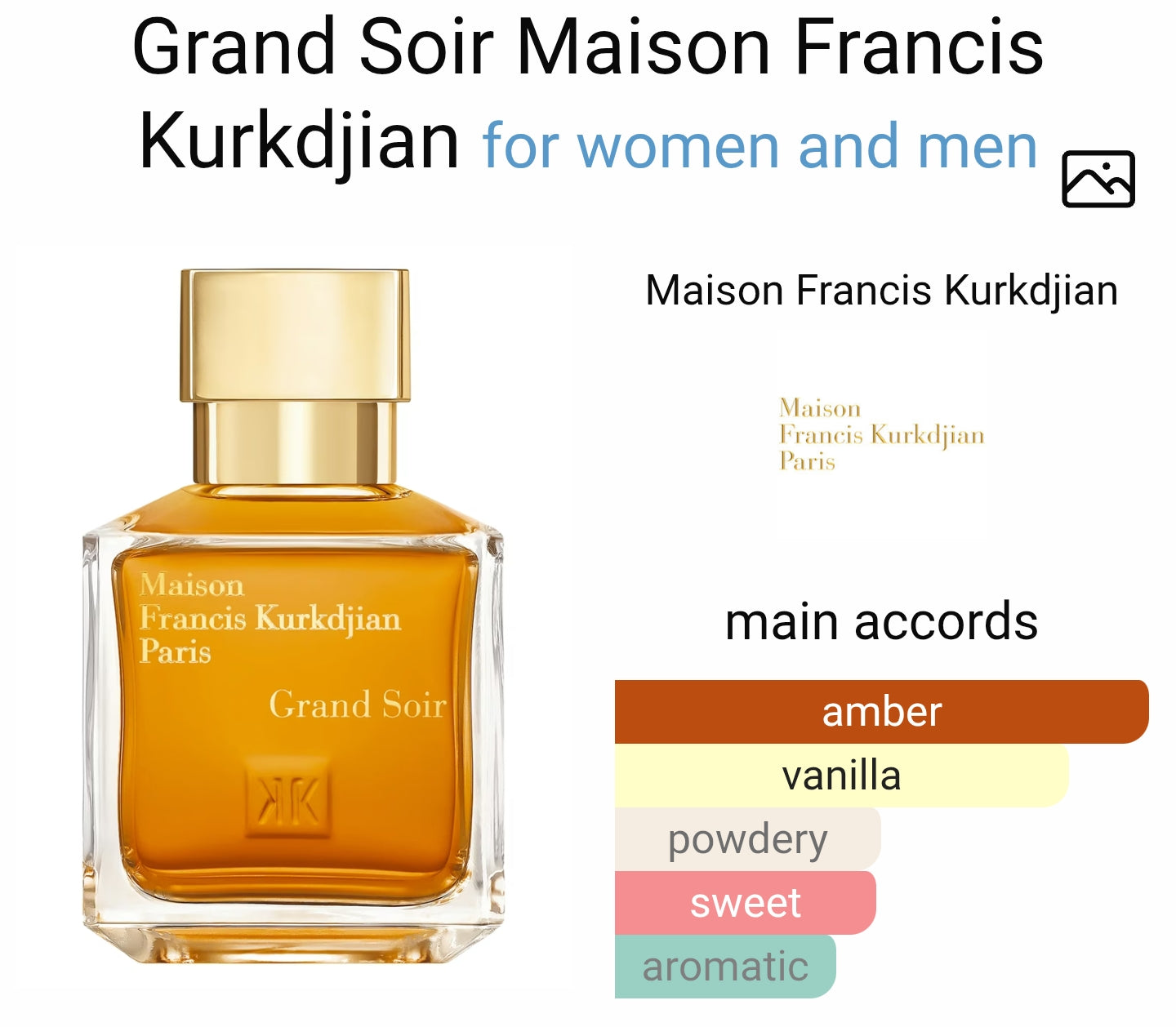 Maison Francis Kurkdjian Grand Soir
