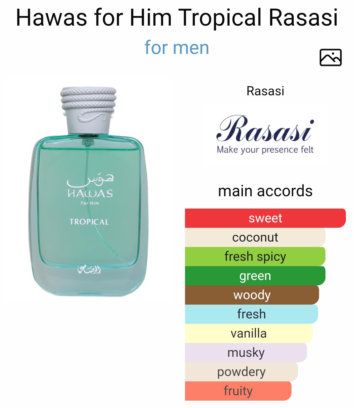 Rasasi Hawas Tropical