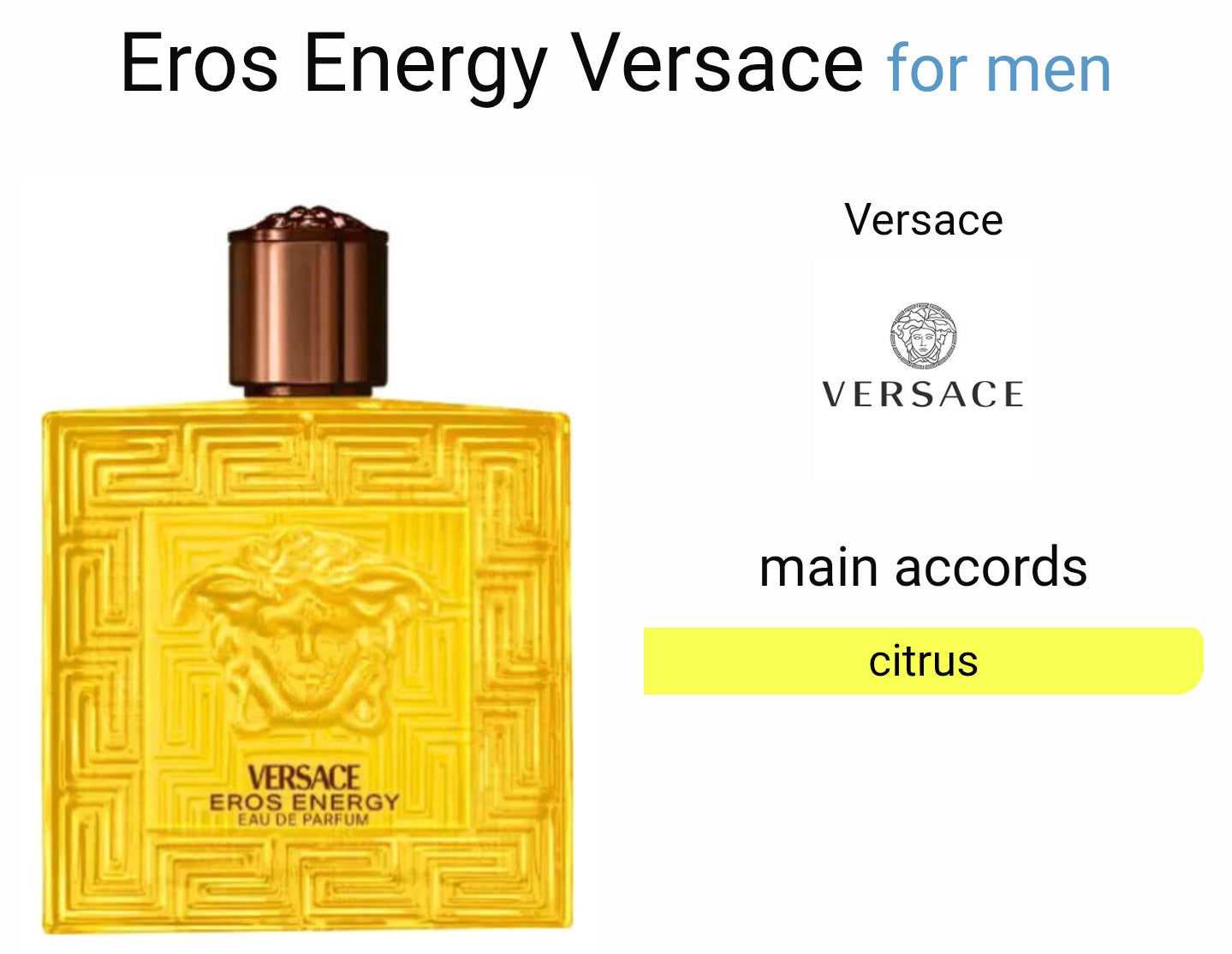 Versace Eros Energy