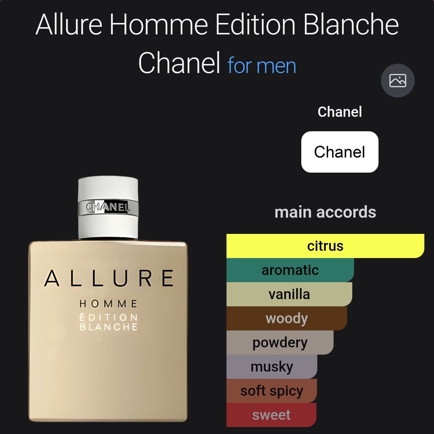 Chanel Allure Homme Edition Blanche