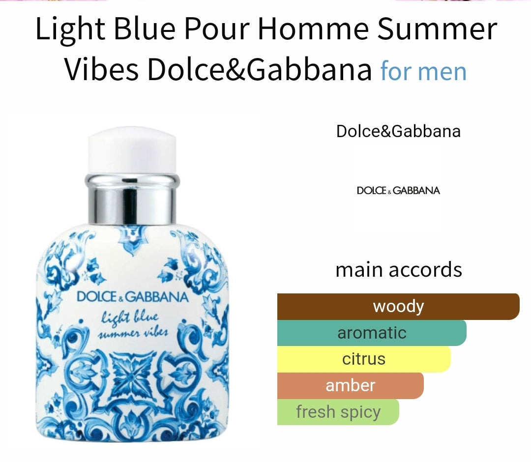 Dolce & Gabbana Light Blue Summer Vibes