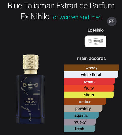 Ex Nihilo Blue Talisman Extrait