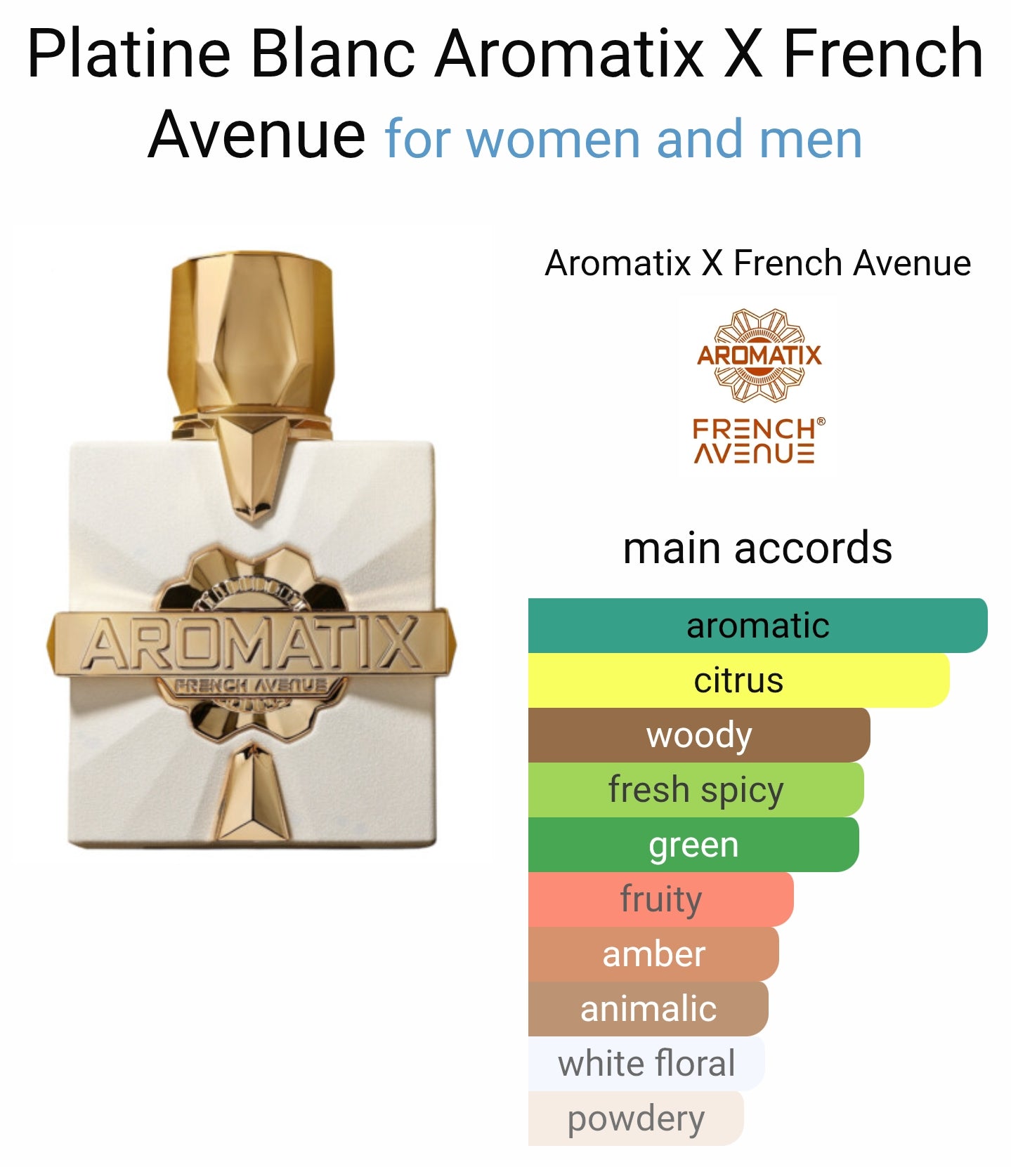 French Avenue Aromatix Platine Blanc