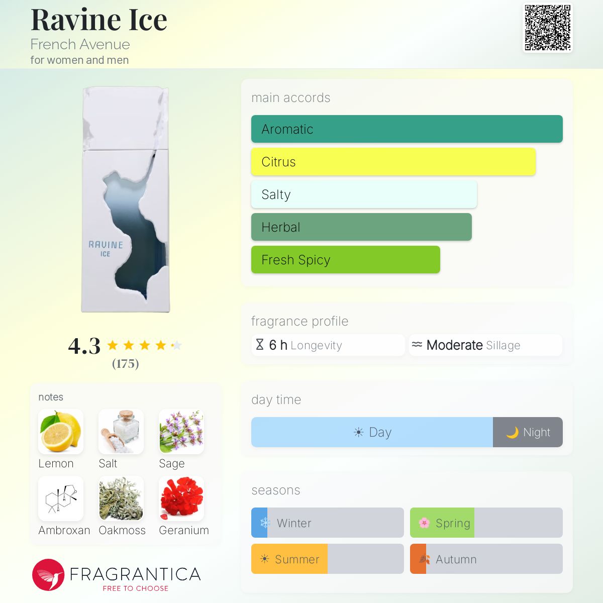 French Avenue Ravine Ice