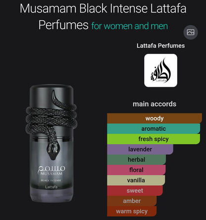 Lattafa Musamam Black Intense