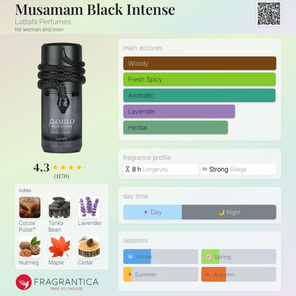 Lattafa Musamam Black Intense