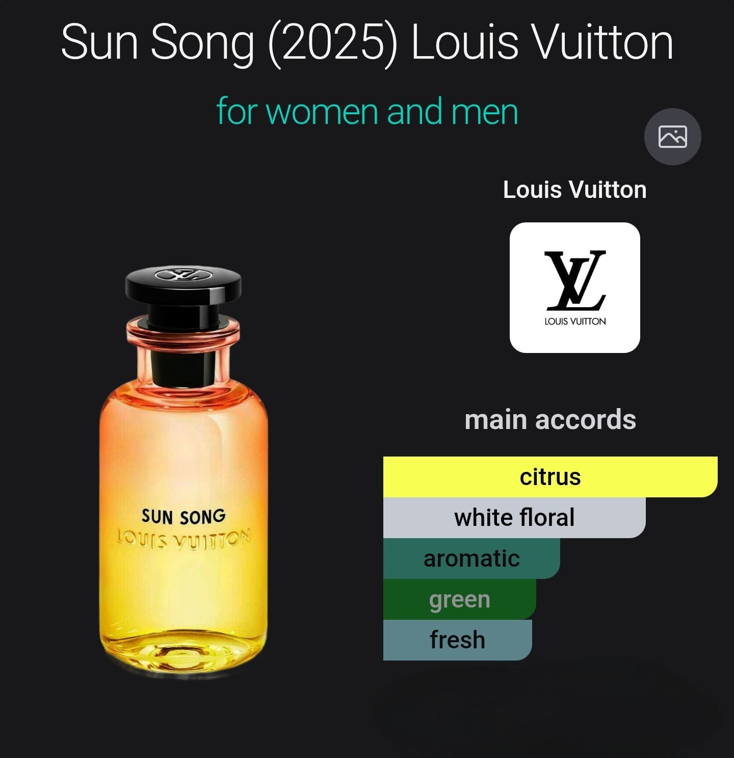 Louis Vuitton Sun Song