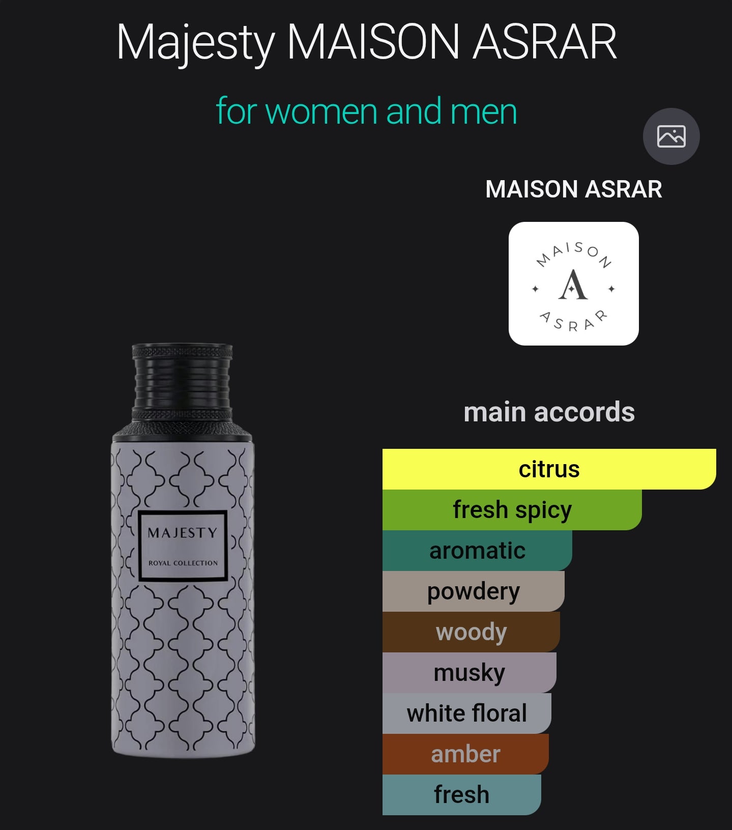 Maison Asrar Majesty