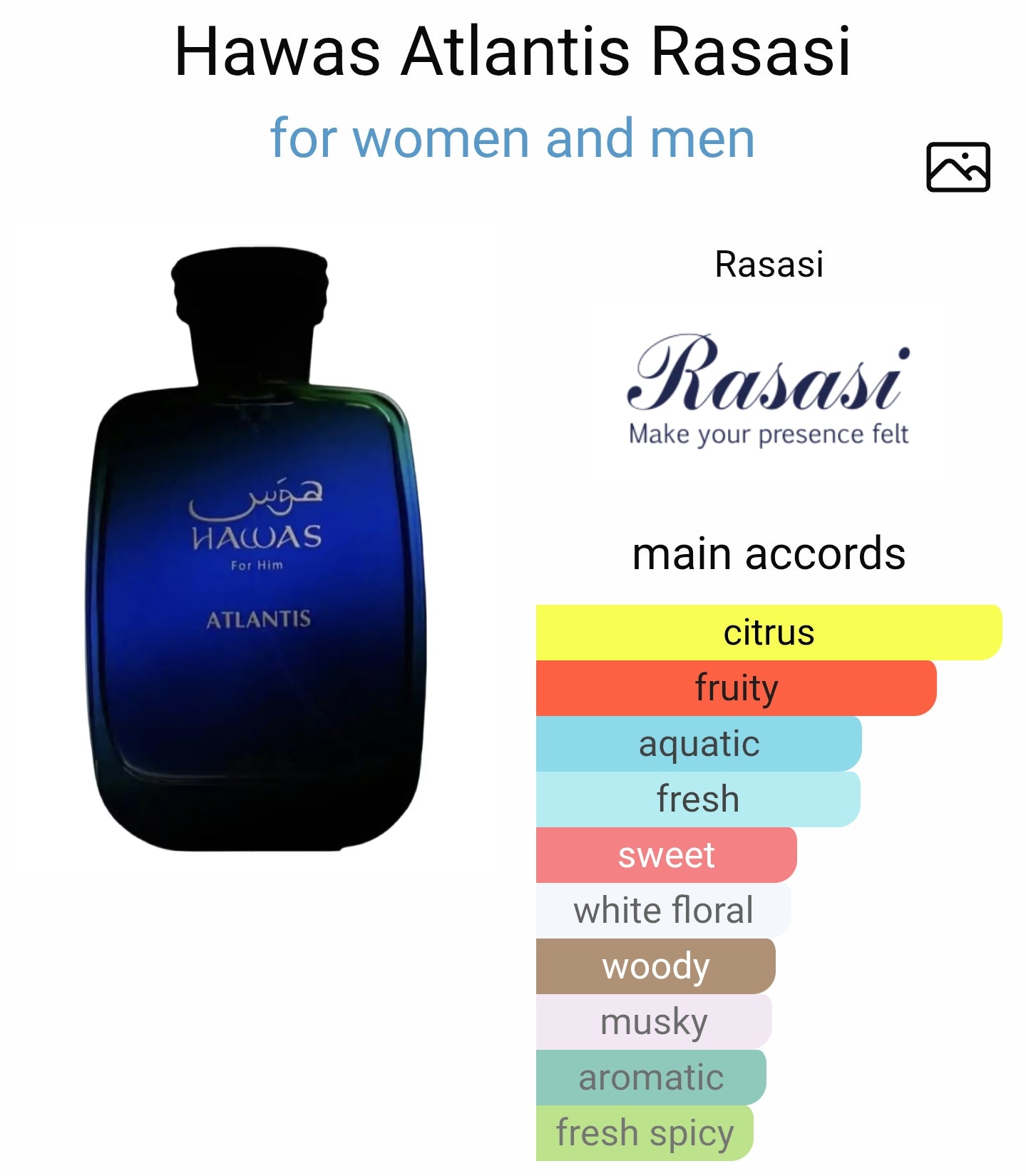 Rasasi Hawas Atlantis