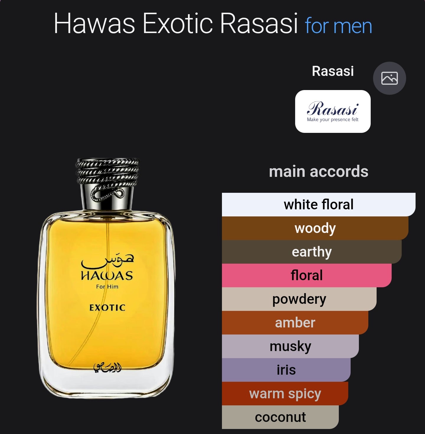 Rasasi Hawas Exotic