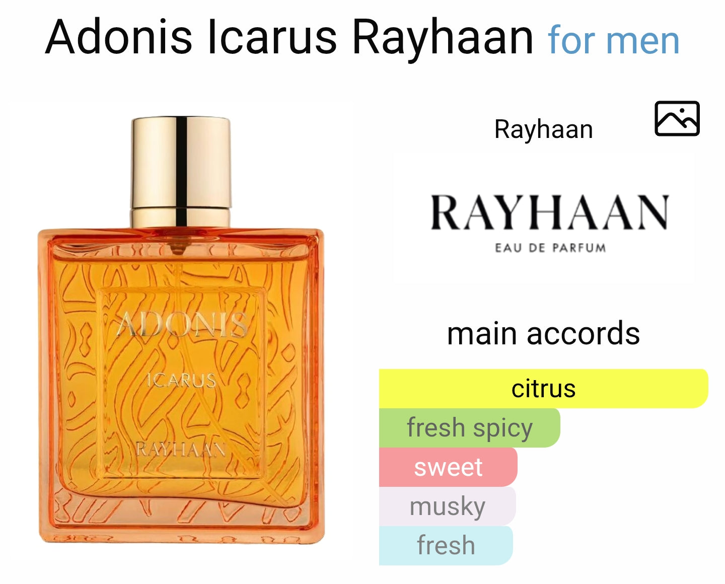 Rayhaan Adonis Icarus