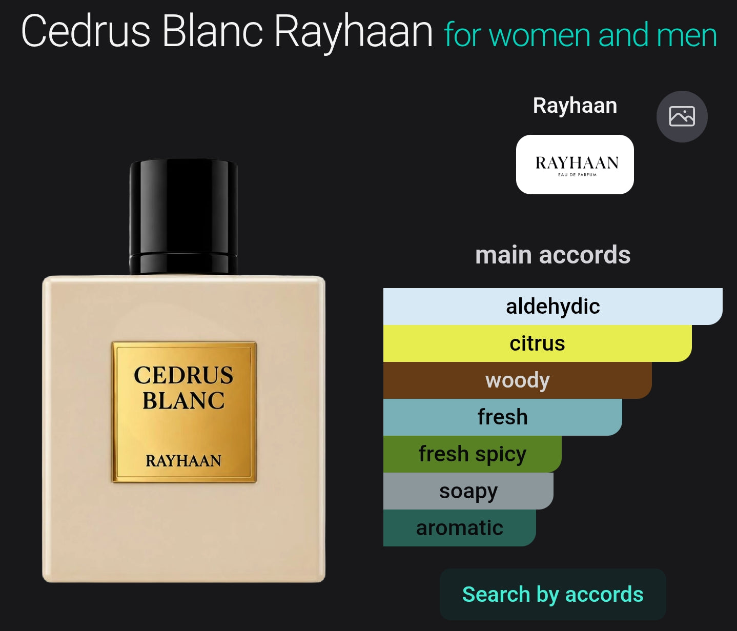 Rayhaan Cedrus Blanc