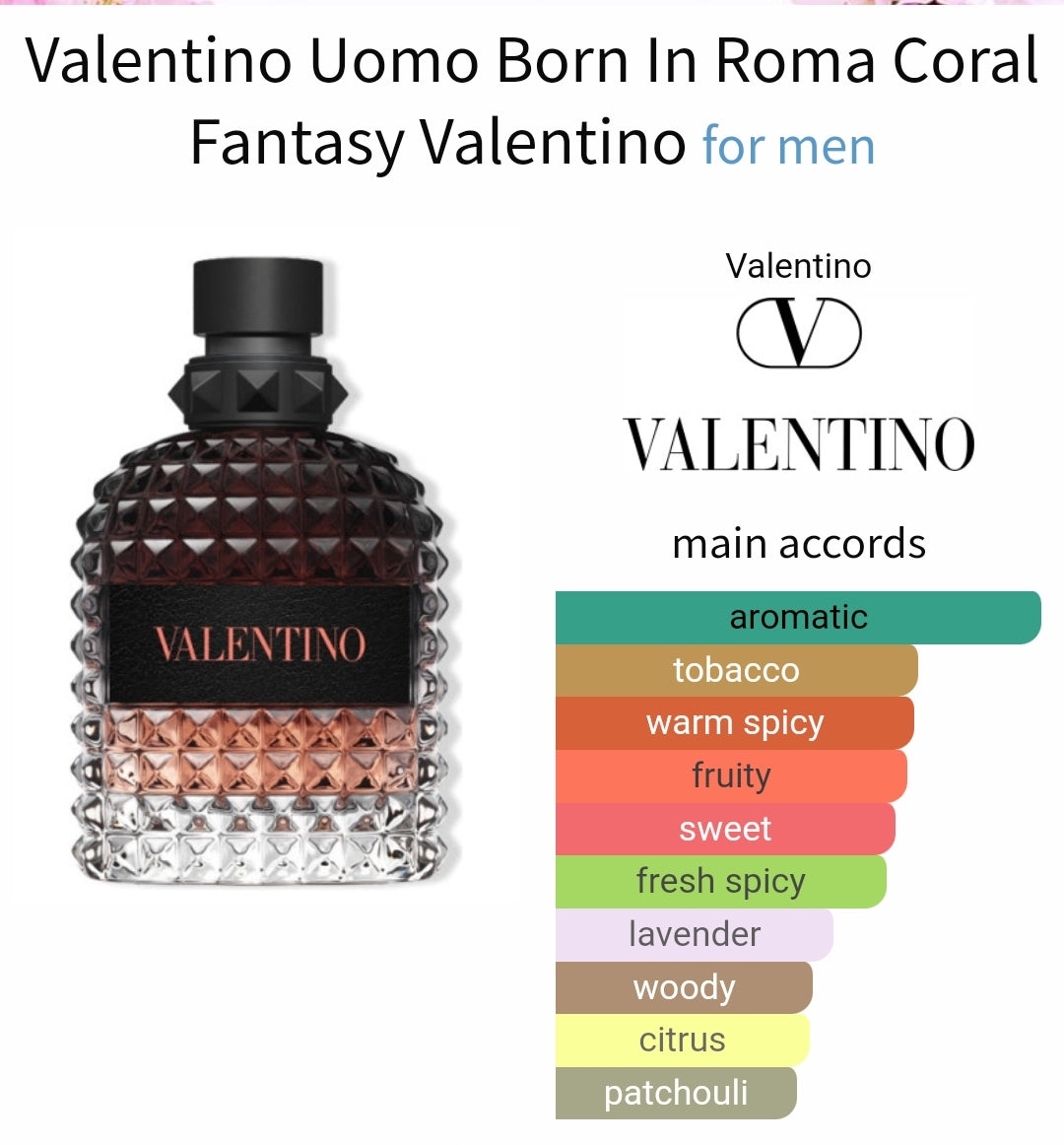 Valentino Born In Roma Coral Fantasy